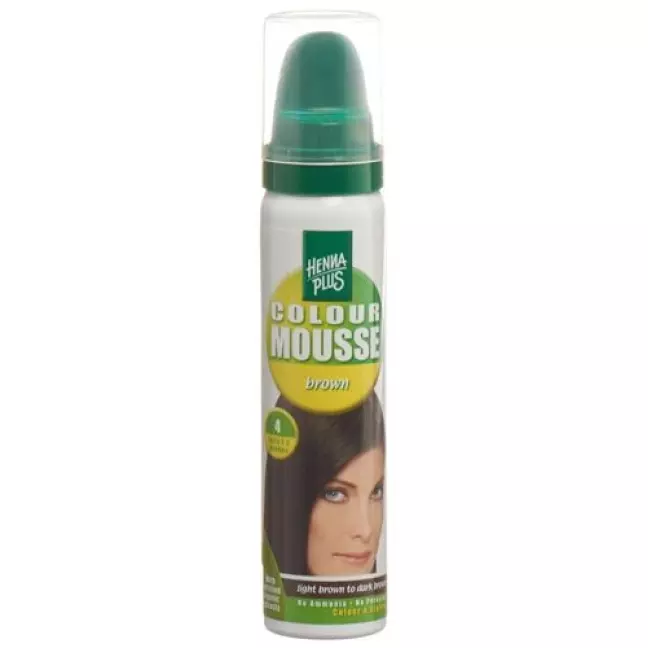 Henna Plus Colour Mousse Brown 4 75мл Henna Plus Colour Mousse Brown 4 75мл