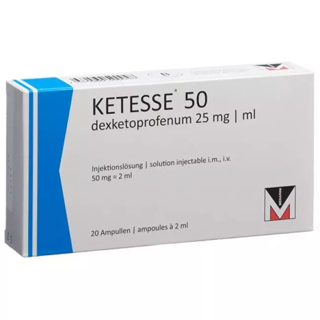 Ketesse 50 mg/2 ml 20 Ampullen 2 ml Ketesse 50 mg/2 ml 20 Ampullen 2 ml