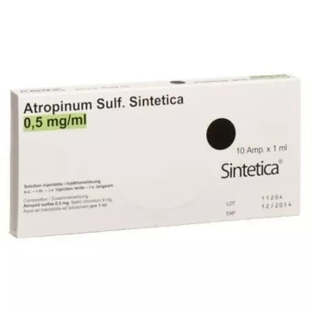 Atropinum Sulf 0.5 mg/ml 10 Ampullen 1 ml Atropinum Sulf 0.5 mg/ml 10 Ampullen 1 ml
