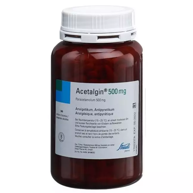 Acetalgin 500 mg 500 tablets Acetalgin 500 mg 500 tablets