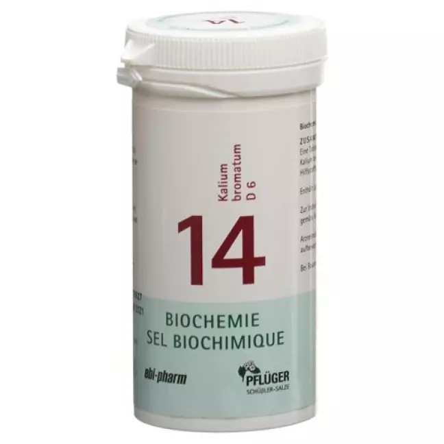 Pflueger Schussler Nr. 14 Kal Brom в таблетках, D 6 100г Pflueger Schussler Nr. 14 Kal Brom в таблетках, D 6 100г