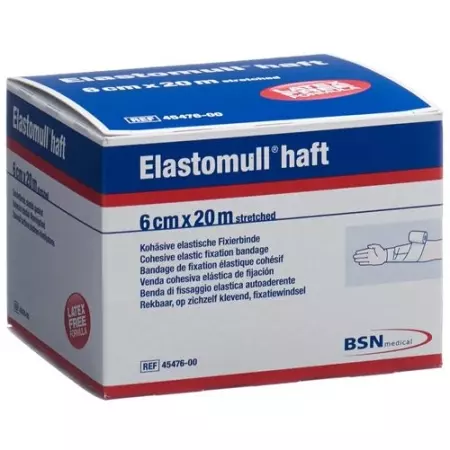 Elastomull Haft марлевый бинт Weiss 20мX6см рулон Elastomull Haft марлевый бинт Weiss 20мX6см рулон