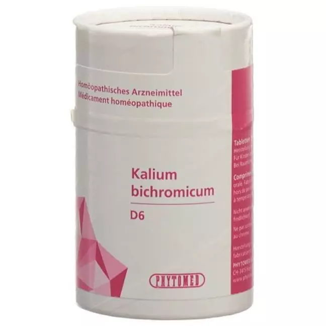 Phytomed Schussler Kalium Bichr в таблетках, D 6 100г