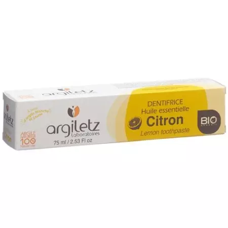 Argiletz Zahnpasta Zitrone Bio 75мл Argiletz Zahnpasta Zitrone Bio 75мл