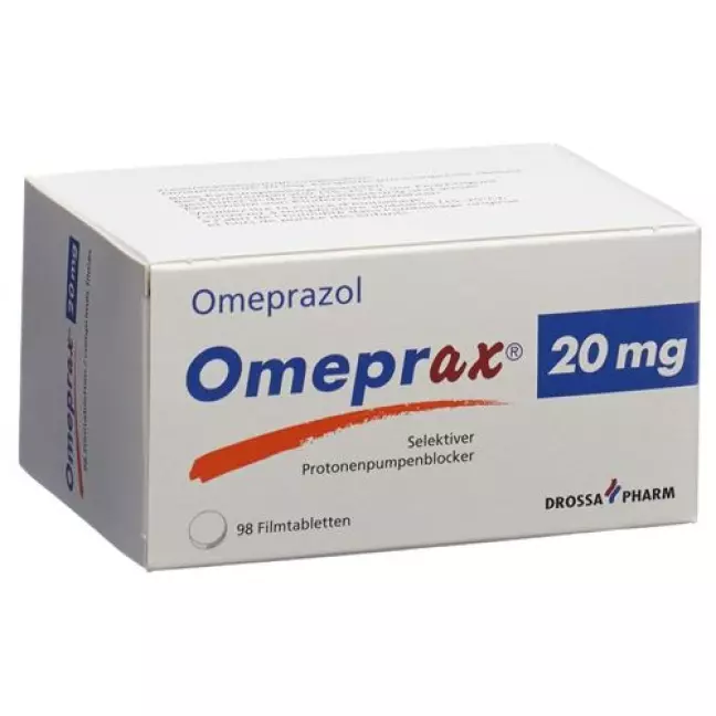 Omeprax 20 mg 98 filmtablets Omeprax 20 mg 98 filmtablets