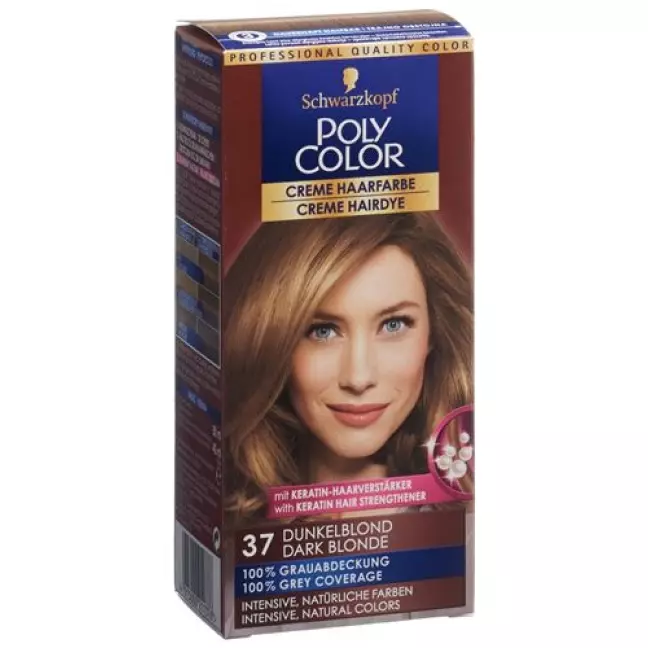 Polycolor крем цвет волос 37 Dunkelblond 90мл Polycolor крем цвет волос 37 Dunkelblond 90мл