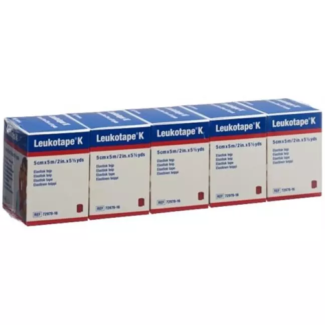 Leukotape K бинт 5мX5см Rot 5 штук Leukotape K бинт 5мX5см Rot 5 штук