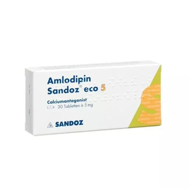 Amlodipin Sandoz ECO 5 mg 30 tablets Amlodipin Sandoz ECO 5 mg 30 tablets