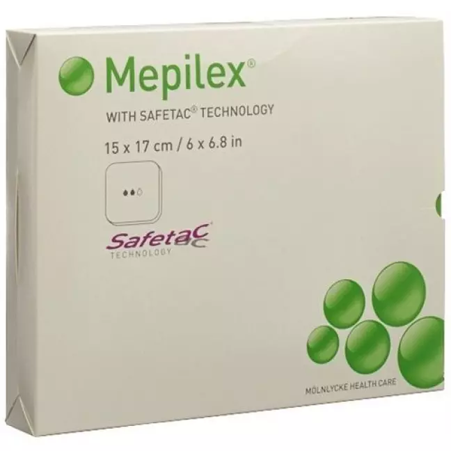 Mepilex Schaumverband Safetac 15x17см Silik 5 штук Mepilex Schaumverband Safetac 15x17см Silik 5 штук