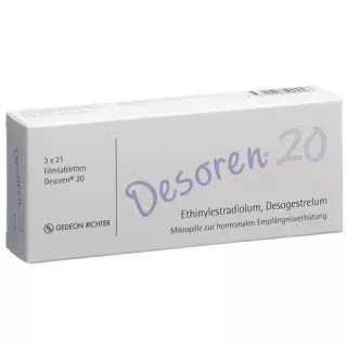 Дезорен-20 3 x 21 таблетка