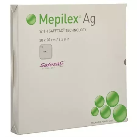 Mepilex Ag Schaumverband Safetac 20x20см Sil 5 штук Mepilex Ag Schaumverband Safetac 20x20см Sil 5 штук
