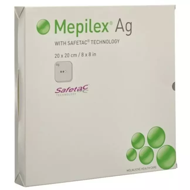 Mepilex Ag Schaumverband Safetac 20x20см Sil 5 штук Mepilex Ag Schaumverband Safetac 20x20см Sil 5 штук