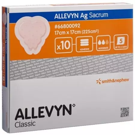 ALLEVYN AG SAC WUNDK 17X17CM ALLEVYN AG SAC WUNDK 17X17CM