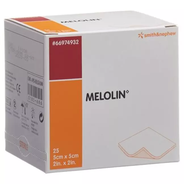 Melolin Wundkompressen 5x5см стерильный 25 пакетиков Melolin Wundkompressen 5x5см стерильный 25 пакетиков