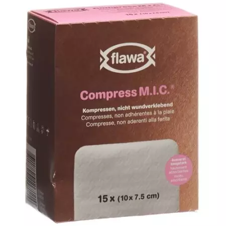 Flawa Compress M.I.C Kompresse 7.5x10см 15 штук Flawa Compress M.I.C Kompresse 7.5x10см 15 штук