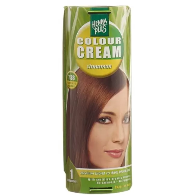Henna Plus Colour крем 7.38 Zimt 60г Henna Plus Colour крем 7.38 Zimt 60г