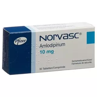 Norvasc 10 mg 30 tablets