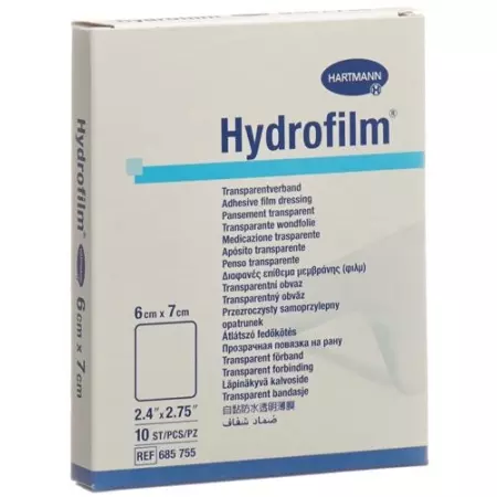 Hydrofilm Wundverband Film 6x7см Transparent 10 штук Hydrofilm Wundverband Film 6x7см Transparent 10 штук