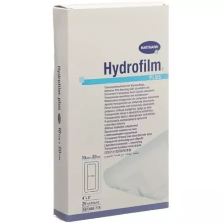 Hydrofilm Plus Wundverband Film 10x20см Steril 25 штук Hydrofilm Plus Wundverband Film 10x20см Steril 25 штук