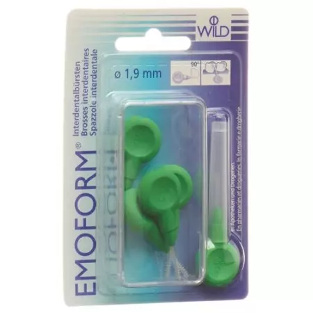 Emoform Interdentalbursten 1.9мм Hellgrun 5 штук Emoform Interdentalbursten 1.9мм Hellgrun 5 штук