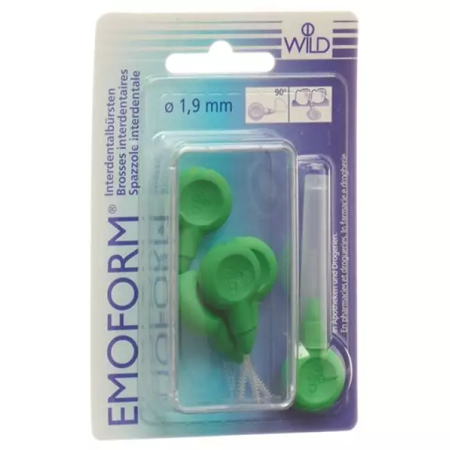 Emoform Interdentalbursten 1.9мм Hellgrun 5 штук Emoform Interdentalbursten 1.9мм Hellgrun 5 штук