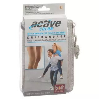 Bort Aktive Color Kniebandage размер XXL -52см телесный цвет
