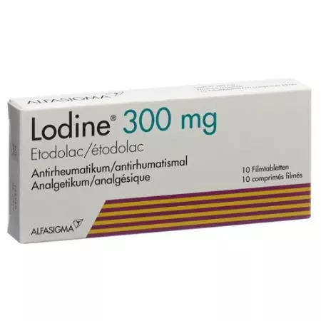 Lodine 300 mg 10 filmtablets Lodine 300 mg 10 filmtablets