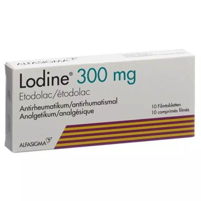 Lodine 300 mg 10 filmtablets Lodine 300 mg 10 filmtablets