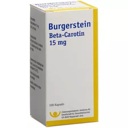 Burgerstein Beta Carotin 15 mg 100 Kaps Burgerstein Beta Carotin 15 mg 100 Kaps