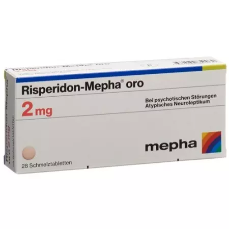 Рисперидон Мефа Оро 2 мг 28 ородиспергируемых таблеток
