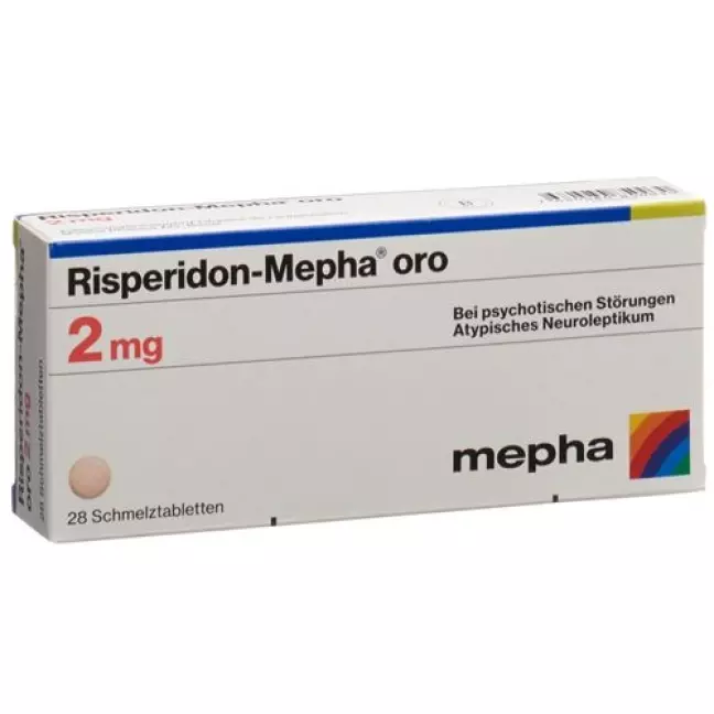 Рисперидон Мефа Оро 2 мг 28 ородиспергируемых таблеток