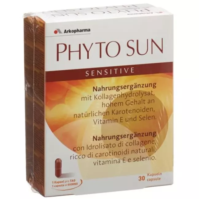 Phyto Sun Sensitive в капсулах Duo 2x 30 штук Phyto Sun Sensitive в капсулах Duo 2x 30 штук