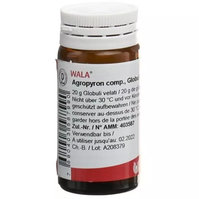 Wala Agropyron Comp шарики бутылка 20г Wala Agropyron Comp шарики бутылка 20г