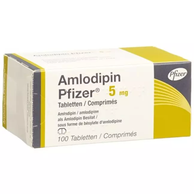 Amlodipin Pfizer 5 mg 100 tablets Amlodipin Pfizer 5 mg 100 tablets