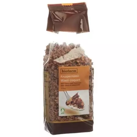 Biofarm Knusper Muesli Amaranth Choco Knos 500г Biofarm Knusper Muesli Amaranth Choco Knos 500г