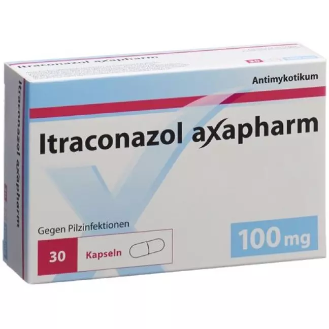Itraconazol Axapharm 100 mg 30 Kaps Itraconazol Axapharm 100 mg 30 Kaps