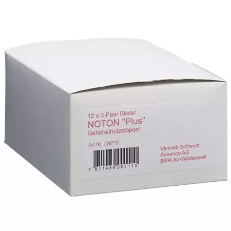 NOTON EAR PLUS GEHOERSCHUTZPFR NOTON EAR PLUS GEHOERSCHUTZPFR