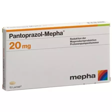 Пантопразол Мефа 20 мг 15 таблеток покрытых оболочкой
