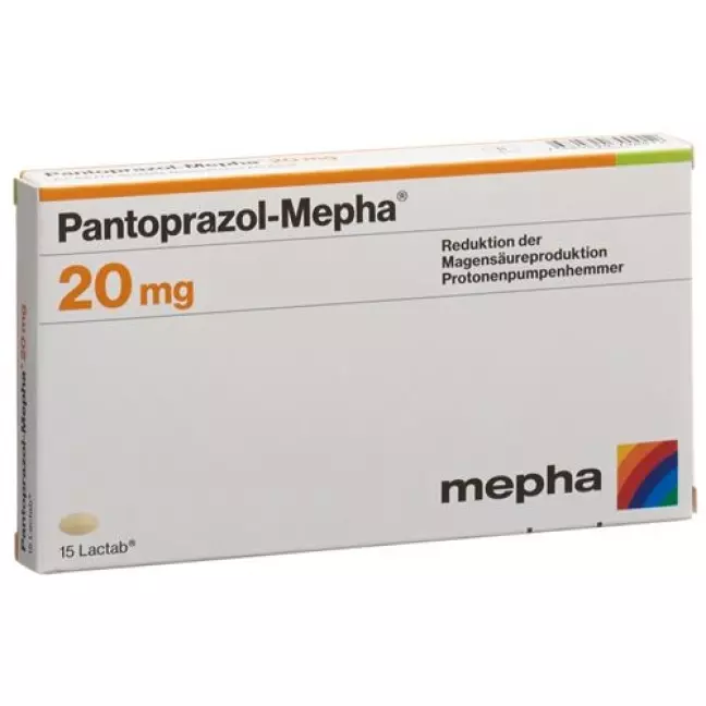 Пантопразол Мефа 20 мг 15 таблеток покрытых оболочкой