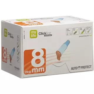 Mylife Clickfine Auto Protect Pen Nadel 29г x 8мм 100 штук