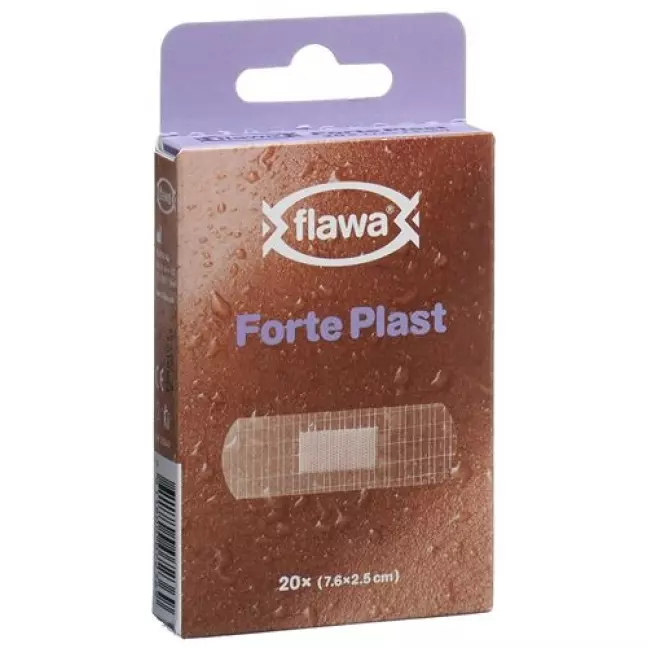 Flawa Forte Plast 2.5смx7.6см 20 штук Flawa Forte Plast 2.5смx7.6см 20 штук