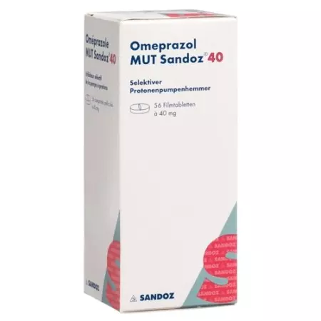Omeprazol Mut Sandoz 40 mg 56 filmtablets Omeprazol Mut Sandoz 40 mg 56 filmtablets
