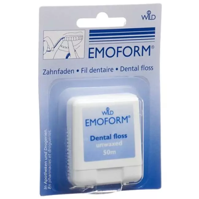 Emoform Zahnfaden Ungewachst 50м Emoform Zahnfaden Ungewachst 50м