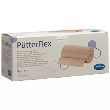 Puetter Flex бинт 8смx5m 10 штук Puetter Flex бинт 8смx5m 10 штук