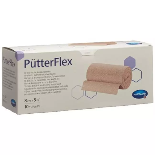 Puetter Flex бинт 8смx5m 10 штук Puetter Flex бинт 8смx5m 10 штук