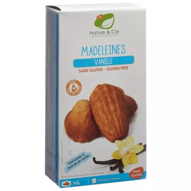Nature&cie Madeleines Vanille Glutenfrei 6x 25г Nature&cie Madeleines Vanille Glutenfrei 6x 25г