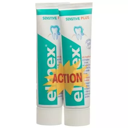 Elmex Sensitive Plus Zahnpasta 2x 75мл Elmex Sensitive Plus Zahnpasta 2x 75мл