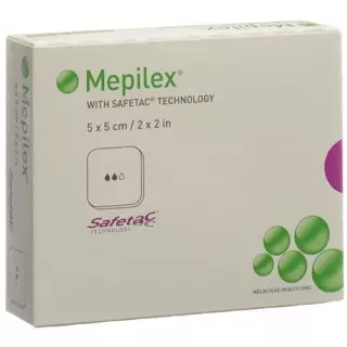 Mepilex Schaumverband Safetac 5x5см Silik 5 штук