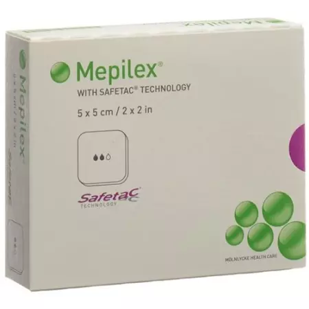 Mepilex Schaumverband Safetac 5x5см Silik 5 штук Mepilex Schaumverband Safetac 5x5см Silik 5 штук