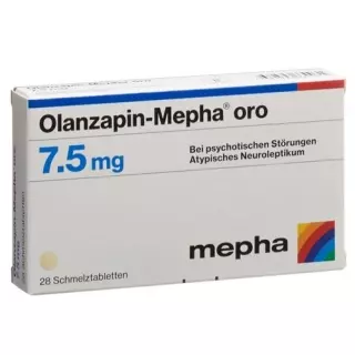 Оланзапин Мефа Oро 7,5 мг 28 ородиспергируемых таблеток